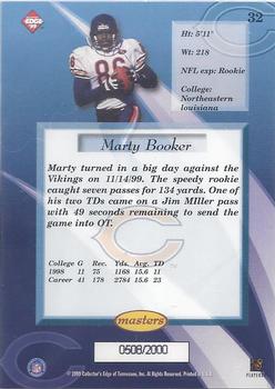 1999 Collector's Edge Masters #32 Marty Booker Back