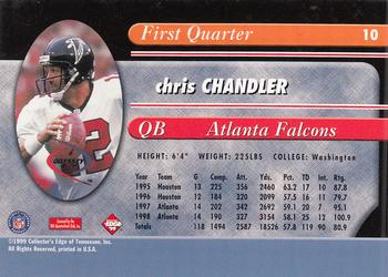 1999 Collector's Edge Odyssey #10 Chris Chandler Back