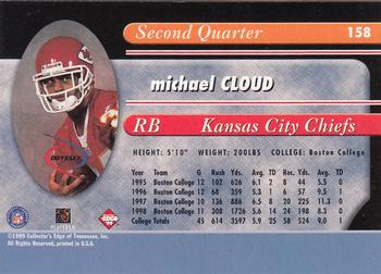 1999 Collector's Edge Odyssey #158 Michael Cloud Back
