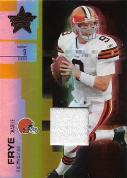 2007 Leaf Rookies & Stars - Materials Gold #71 Charlie Frye Front