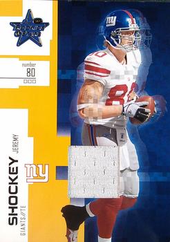 2007 Leaf Rookies & Stars - Materials Gold Retail #6 Jeremy Shockey Front