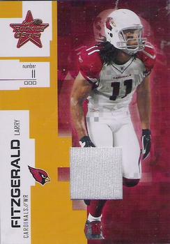 2007 Leaf Rookies & Stars - Materials Gold Retail #42 Larry Fitzgerald Front