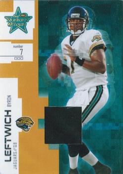 2007 Leaf Rookies & Stars - Materials Gold Retail #84 Byron Leftwich Front