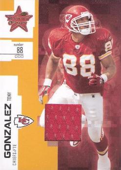 2007 Leaf Rookies & Stars - Materials Gold Retail #94 Tony Gonzalez Front