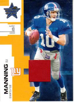 2007 Leaf Rookies & Stars - Materials Gold Retail #4 Eli Manning Front