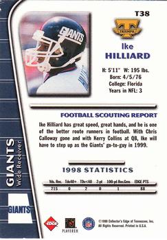 1999 Collector's Edge Triumph #T38 Ike Hilliard Back