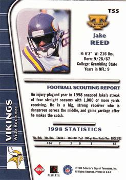 1999 Collector's Edge Triumph #T55 Jake Reed Back