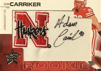 2007 Leaf Rookies & Stars - Rookie Autographs College #245 Adam Carriker Front