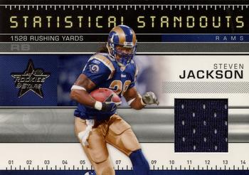 2007 Leaf Rookies & Stars - Statistical Standouts Materials #SS-19 Steven Jackson Front