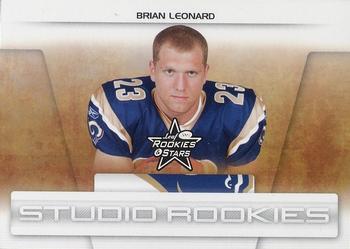 2007 Leaf Rookies & Stars - Studio Rookies #SR-6 Brian Leonard Front