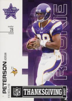 2007 Leaf Rookies & Stars - Thanksgiving Classic #TC-7 Adrian Peterson Front