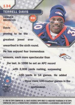 1999 Finest #134 Terrell Davis Back