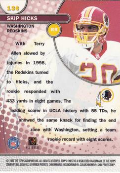 1999 Finest #136 Skip Hicks Back