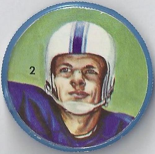 1963 Humpty Dumpty Coins CFL #2 Dick Shatto Front