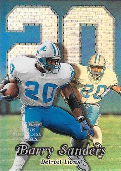 1999 Flair Showcase #85 Barry Sanders Front