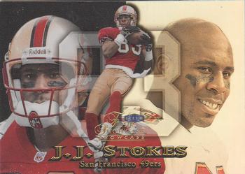 1999 Flair Showcase #156 J.J. Stokes Front