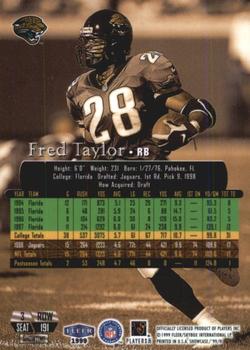 1999 Flair Showcase #191 Fred Taylor Back