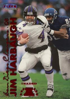 1999 Fleer Tradition #43 Jim Harbaugh Front