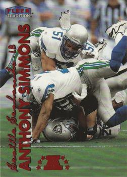 1999 Fleer Tradition #164 Anthony Simmons Front