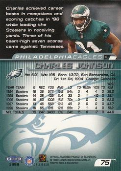 1999 Fleer Focus #75 Charles Johnson Back