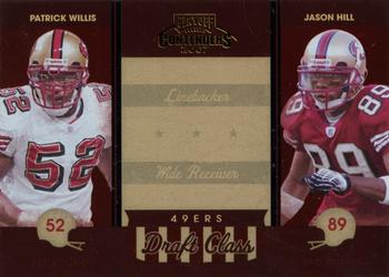 2007 Playoff Contenders - Draft Class #DC-26 Patrick Willis / Jason Hill Front