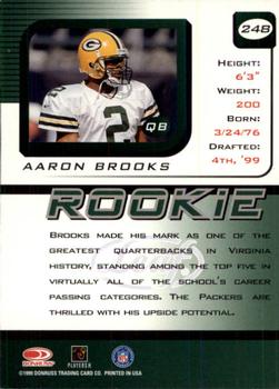 1999 Leaf Rookies & Stars #248 Aaron Brooks Back