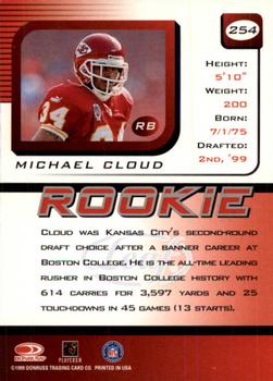 1999 Leaf Rookies & Stars #254 Michael Cloud Back