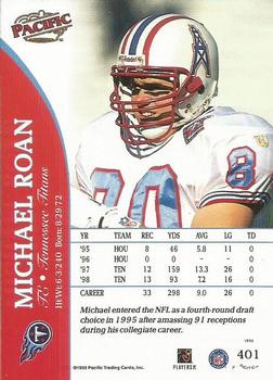 1999 Pacific #401 Michael Roan Back