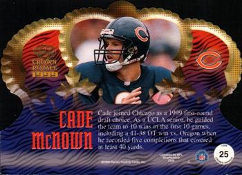1999 Pacific Crown Royale #25 Cade McNown Back
