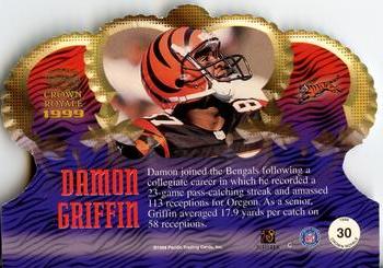 1999 Pacific Crown Royale #30 Damon Griffin Back