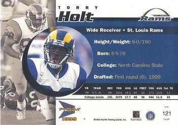 1999 Pacific Prism #121 Torry Holt Back