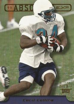 1999 Playoff Absolute EXP #38 Cecil Collins Front