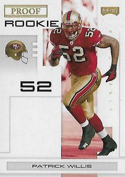 2007 Playoff NFL Playoffs - Gold Proof #125 Patrick Willis Front