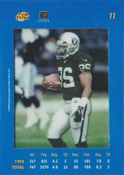 1999 Playoff Absolute SSD #77 Napoleon Kaufman Back