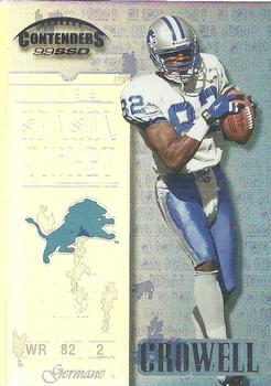 1999 Playoff Contenders SSD #27 Germane Crowell Front