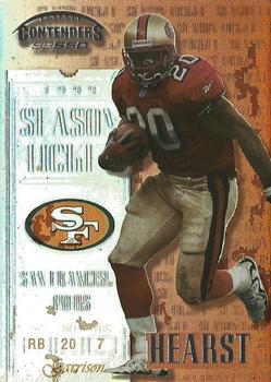 1999 Playoff Contenders SSD #50 Garrison Hearst Front