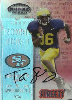 1999 Playoff Contenders SSD #180 Tai Streets Front