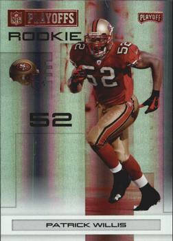 2007 Playoff NFL Playoffs - Red Holofoil #125 Patrick Willis Front