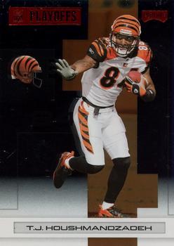 2007 Playoff NFL Playoffs - Red Metalized #21 T.J. Houshmandzadeh Front