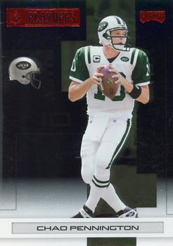 2007 Playoff NFL Playoffs - Red Metalized #67 Chad Pennington Front
