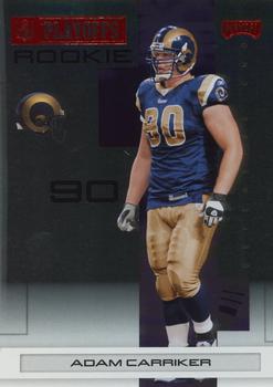 2007 Playoff NFL Playoffs - Red Metalized #139 Adam Carriker Front