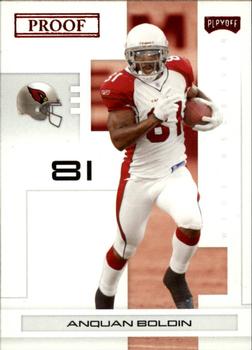 2007 Playoff NFL Playoffs - Red Proof #1 Anquan Boldin Front