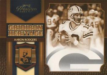 2007 Playoff Prestige - Gridiron Heritage #GH-4 Aaron Rodgers Front