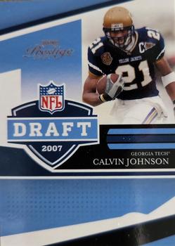 2007 Playoff Prestige - NFL Draft #NFLD-13 Calvin Johnson Front