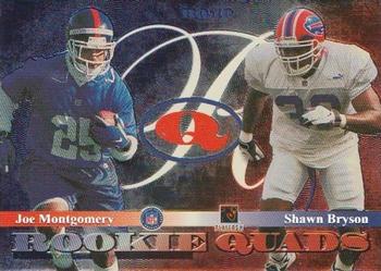 1999 Playoff Momentum SSD - Rookie Quads #RQ-10 Rob Konrad / Kevin Faulk / Joe Montgomery / Shawn Bryson Back
