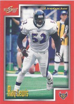 1999 Score #142 Ray Lewis Front