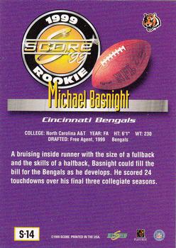 1999 Score Supplemental #S-14 Michael Basnight Back