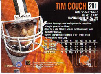 1999 SkyBox Dominion #201 Tim Couch Back
