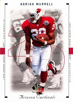 1999 SP Authentic #2 Adrian Murrell Front