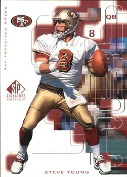 1999 SP Signature #108 Steve Young Front